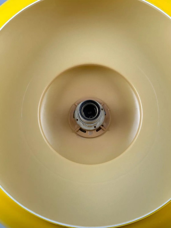 Image 1 of Lampada da soffitto anni '60-'70, lampada a sospensione, plastica, metallo cromato, design spaziale