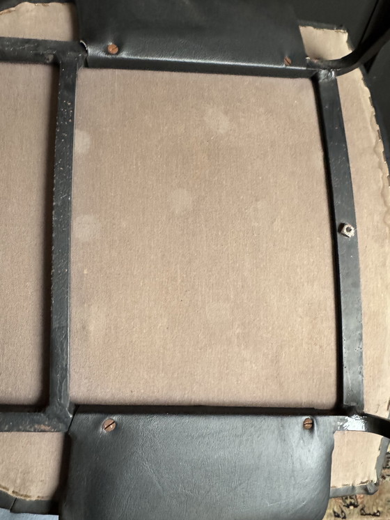 Image 1 of Black armchair from the 1950s