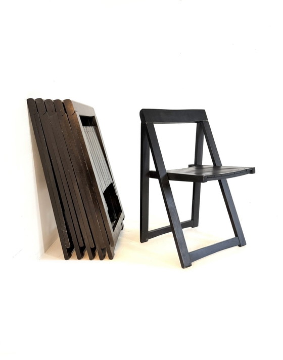 Image 1 of 6x design klapstoel ‘Trieste’, Aldo Jacober