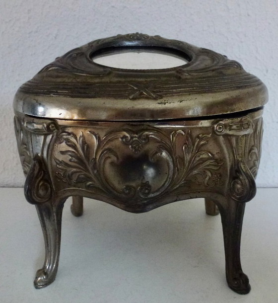 Image 1 of Portagioie in stile Art Nouveau con specchio