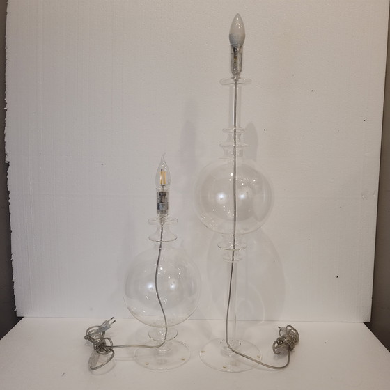 Image 1 of Paar lampen / kandelaars, Maison Les Héritiers voor Roche Bobois – Frankrijk