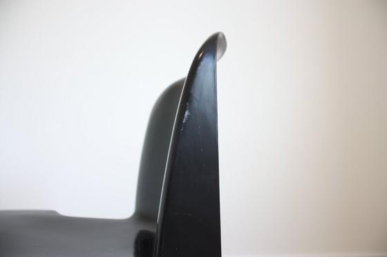 Image 1 of UNIVERSALE CHAIR No. 4867 - Joe COLOMBO - Zwart - Vintage 1967