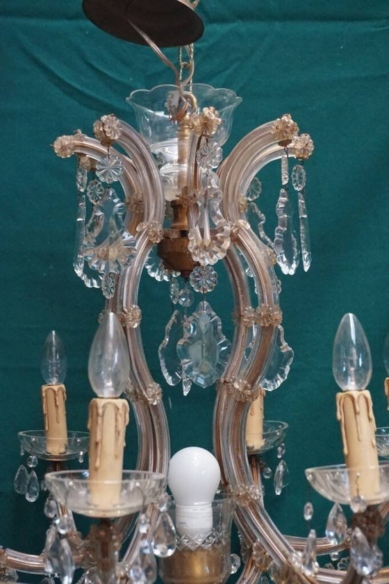Lustre Marie-Thérèse - cristal, bronze. – Crystal (photo 5 of 7)