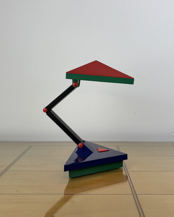 Image 1 of Lampada postmoderna in stile Memphis di Kyoji Tanaka, Giappone anni &#39;80, lampada vintage, lampada da tavolo, Rabbit Tanaka, 