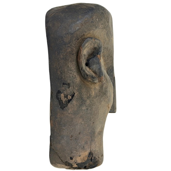 Máscara de chamán nepalí antigua con boca ancha – Middle Hills – c. 1900–1930 – Esculturas, Wood (photo 3 of 6)