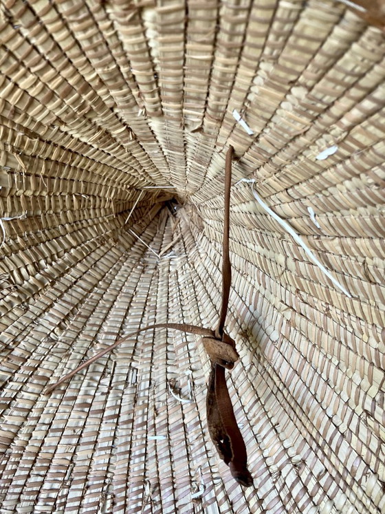 Duo de chapeaux traditionnels Peuls (Tingandé), Afrique de l'Ouest – Décorations murales, Rattan (photo 16 of 16)