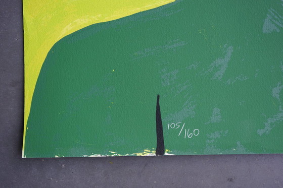 Image 1 of Frederick James Brown 'Jules' 1990, grande serigrafia firmata