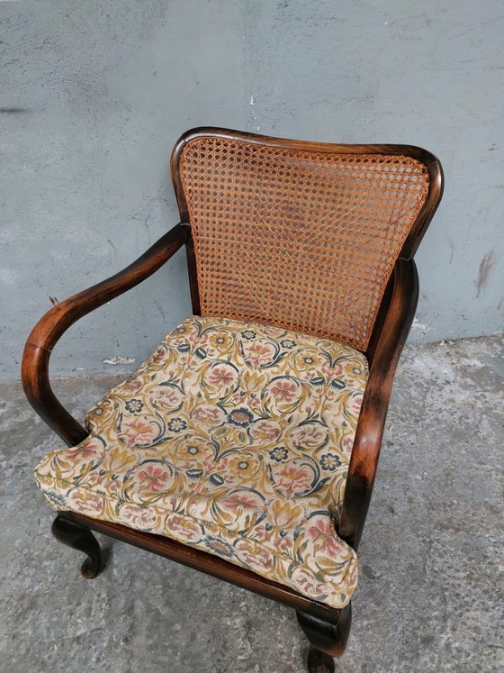 Antique Chair With Webbing – Armchairs, Textile (photo 22 of 24)