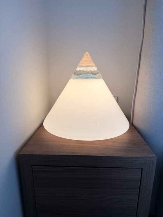 Image 1 of Lampada da tavolo in vetro di Murano Rio, realizzata da Giusto Toso per Leucos, Italia, 1977.