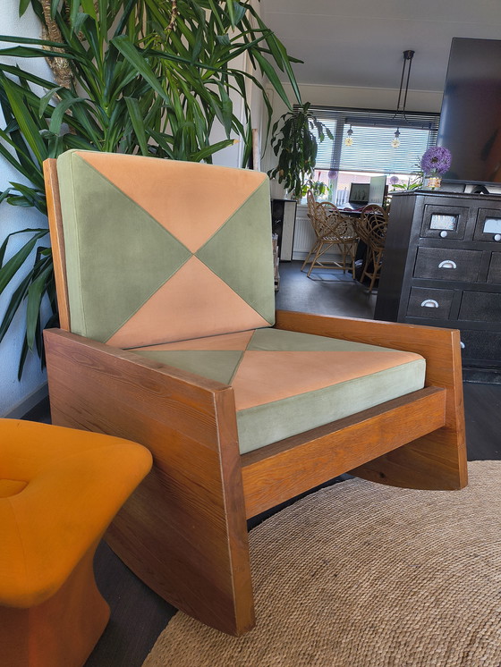 Image 1 of Asturias Schaukelstuhl von Carlos Motta (Selten)