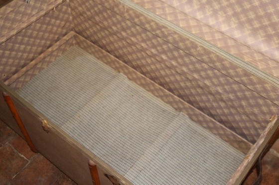 Antique Trunk – Storage cabinet, Metal, Wood (photo 3 of 9)