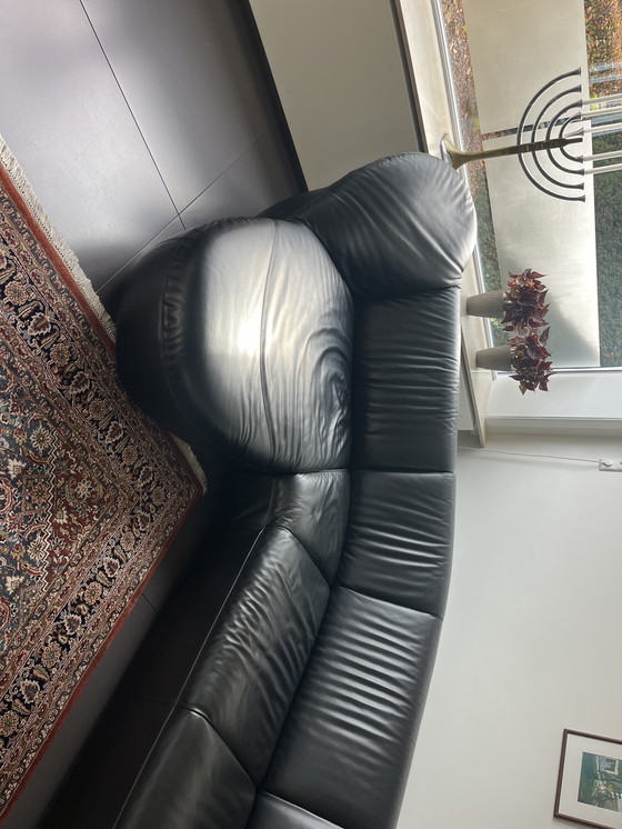 Image 1 of Leolux Gynko de 3 plazas con media esquina en cuero.