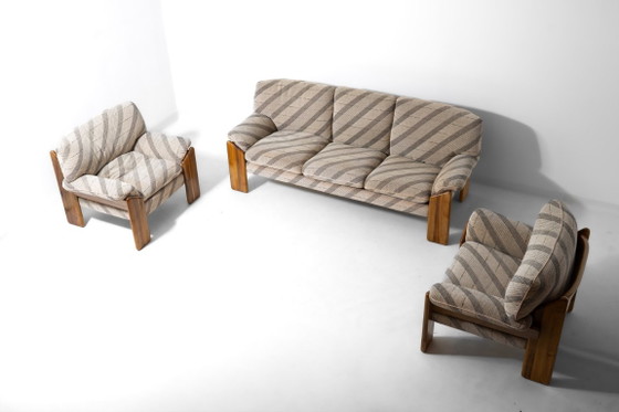 Canapé Vintage 'Sapporo' – Canapés 3 places, Wood, Textile (photo 16 of 16)