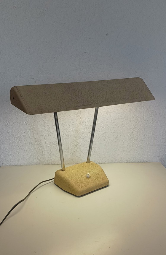 Image 1 of Lampada da notaio anni Cinquanta con lacca termoretraibile