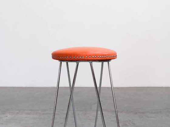 Image 1 of Vintage "STOLVIK" barkrukken set van 4, Bauhaus, Space Age, Mid-Century