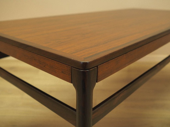 Danish rosewood coffee table, 1970s, Mid-Century Modern (photo 8 of 10)