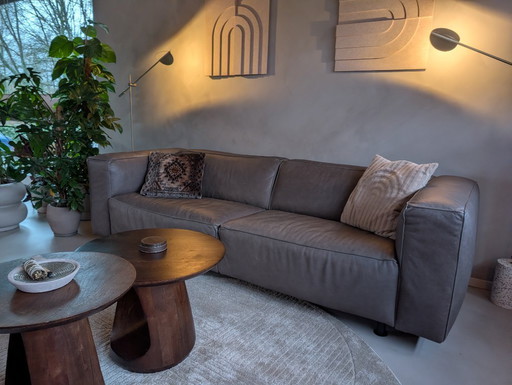 Cartel Living Replay Dreisitzer-Sofa Stahl