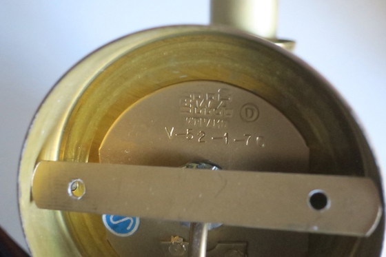 Image 1 of Coppia di lampade da parete vintage svedesi in ottone e vetro firmate C. E. Fors per Ewa Värnamo