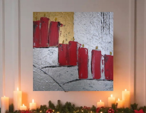 Candele per dipingere a Natale (2)