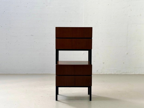 2 MSL Thalia Nightstands - Sapelli, 1970s, Mid-Century – Wood (photo 12 of 15)