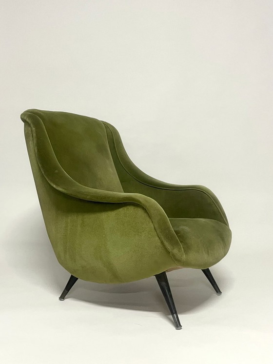 Image 1 of Ein Paar italienische Lounge-Sessel, 1960er Jahre