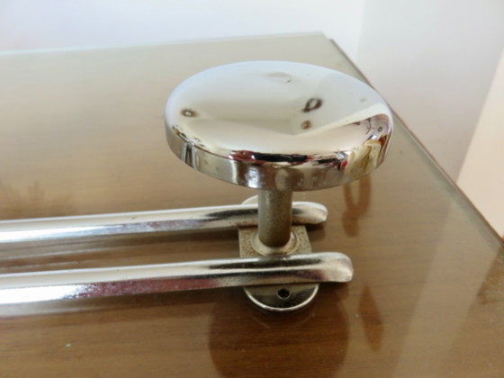 Appendiabiti in Metallo Cromato, Vintage, 5 Ganci, Anni '80 – Chrome (photo 15 of 15)
