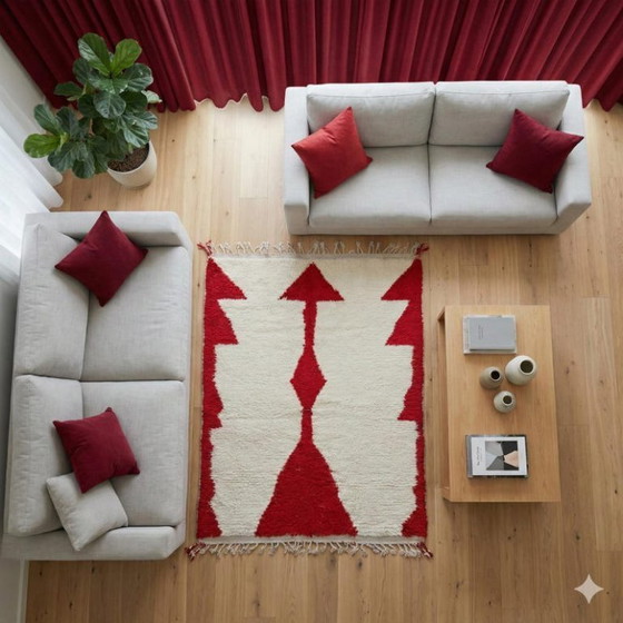 Image 1 of Handmade Berber rug 200cmx300cm 