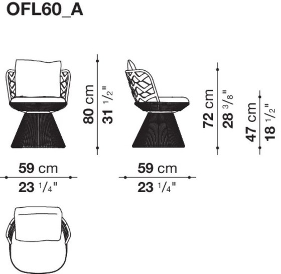 Image 1 of B&B Italia Flair O' buitenstoelen (set van 6) Gloednieuw