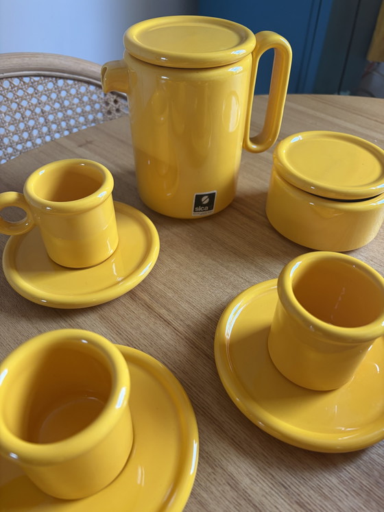 Image 1 of Servizio da caffè anni '70 Pino Spagnolo & Sicart Italia