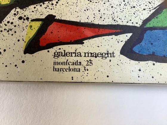 Joan Miro Homenatge a Gaudí catalogo della mostra, Litografie e stampe, Carta, Rosso, Modern (foto 4 di 5)