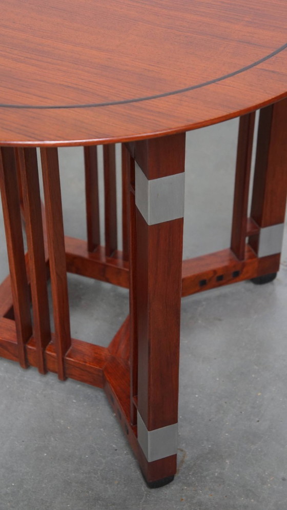 Image 1 of Round Schuitema side table/saloon table from the Decoforma series in Art Deco style