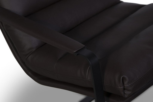 Leolux Indra fauteuil + poef