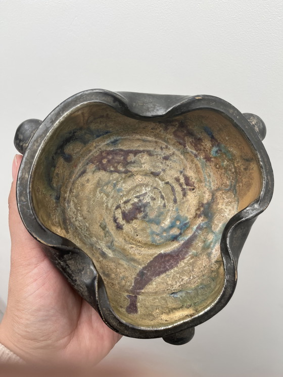 Image 1 of Authentieke Art Deco Vide-Poche - Roger Guérin - Bouffioux - met originele sticker