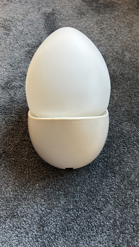 Image 1 of Bo-Niko lampe Bakélite vintage globe ovale.