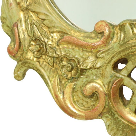 Image 1 of Zweedse Klassieke Spiegel Bladgoud Verguld 119cm