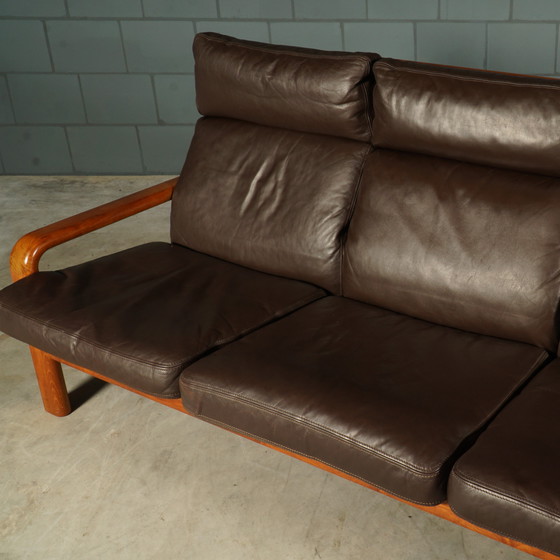 Image 1 of Dänisches Dreisitzersofa - L. Olsen & Son - Teakholz - 1960er Jahre