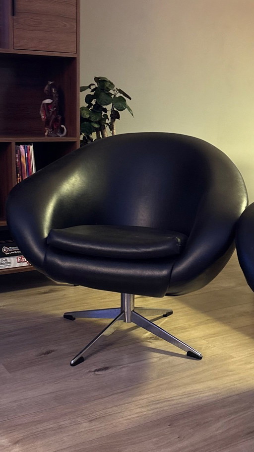 Fauteuil baquet vintage des années 1960 (2 pièces)