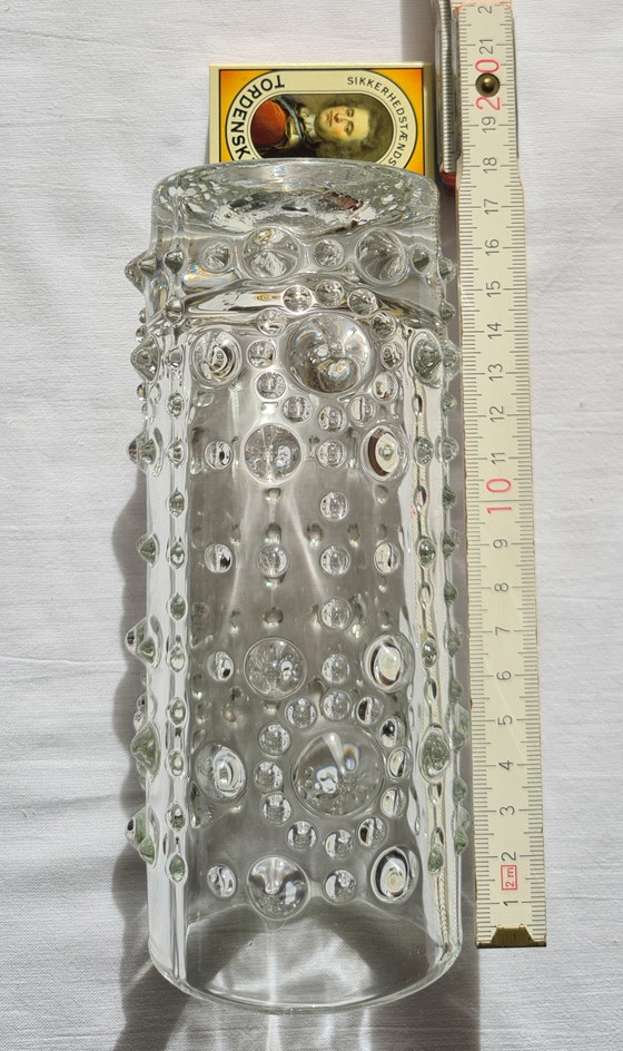 Pavel Pánek vase knobs “Spiky” pressed glass glassworks Heřmanova Huť / Sklo Union 70s (photo 12 of 14)
