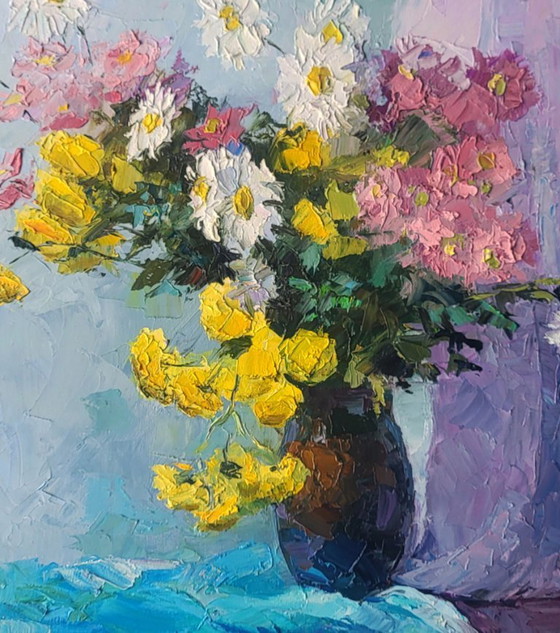 Image 1 of Autumn Flowers In A Vase Boris