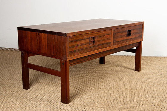 Image 1 of Kleine Kommode, Eingangs- oder Beistellmöbel, Dänisch aus Palisander 1960.