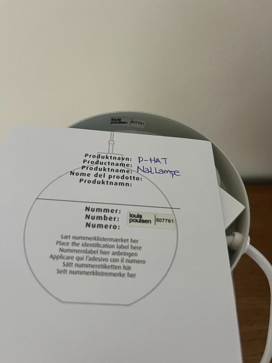 Image 1 of Vintage Louis Poulsen PH Hat 22,5cm - Poul Henningsen - Lampe design danoise