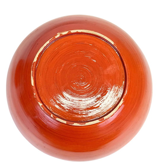 Vaso per zenzero in lacca rosso fuoco antico tornito a mano con coperchio – c. 1900 – Oggetti decorativi, Wood (photo 7 of 7)