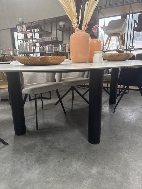 Image 1 of Ceramic pebble table