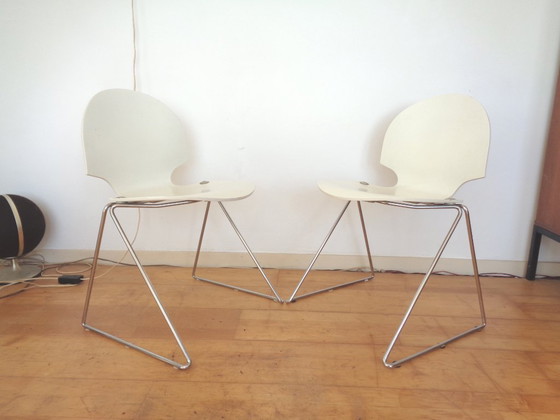 Image 1 of 4 Minsker dining chairs Fritz Hansen Denmark 1986