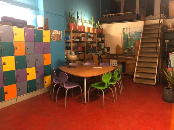 Image 1 of Beautiful locker cabinets, 4 pieces next to each other, 240 cm wide, including keys