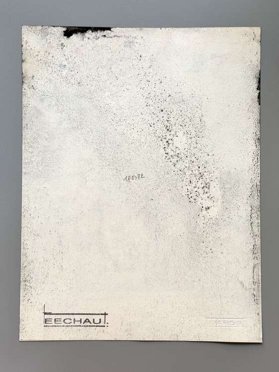 Image 1 of Eugène Eechaut (1928-2019) - Ink Composition 1982