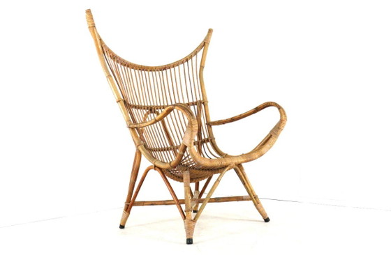 Poltrona in Rattan XL Vintage Midcentury – Poltrone (photo 9 of 12)