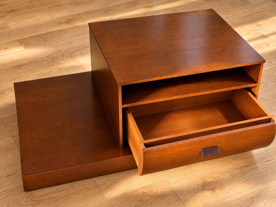 Coppia di comodini di design – legno finitura Cognac (photo 3 of 5)