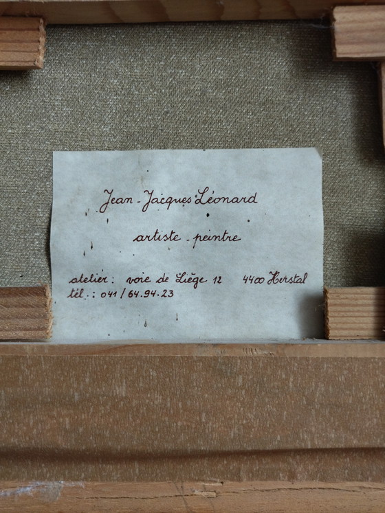 Image 1 of Huile sur Toile - École Liégeoise - Paysage 