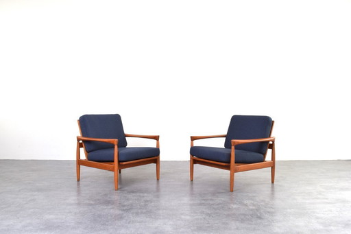 Fauteuils Kolding Mid-Century en Chêne par Erik Wørts pour IKEA, 1960s, Set de 2